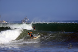 Mancora point is the closest surf spot to the hotel just a few minutes down the beach